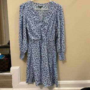 Blue floral sundress